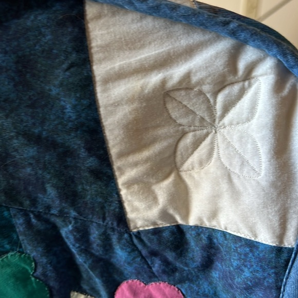 One of a Kind Hey Johanna Flower Quilt Jacket - Picture 9 of 10
